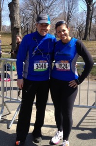 Esther and I after the 2013 Colon Cancer Challenge in Central Park