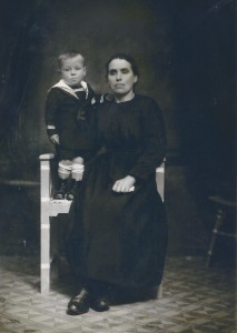 My Grandmother holding my Dad when he was 3-years old.