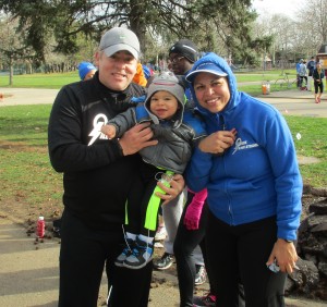 Esther, Cristian and I after finishing our Hangover Fun Run